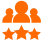 person icon orange